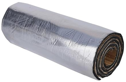 Trintion Car Sound Deadening Mat 7mm 1mx10m Roll Foam Self-Adhesive Insulation Heat Pads Moistureproof Waterproof Car Noise Control Acoustic Dampening Mat