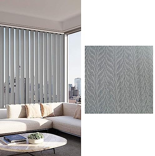 Pxzybd Persianas Verticales para Interior,Cortina Lamas Verticales para Ventanas De Salón,Cortinas Oscurecedoras De Habitaciones,Persianas Venecianas Verticales De Tejido De Lamas,W×H-50x90cm/20x35in
