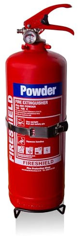 FireShield 2kg Dry Powder Fire Extinguisher - ABC