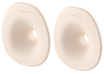 eufy Original 27mm Flange (2-Pack), Replacement Accessories for Wearable Breast Pump S1/S1 Pro, HeatFlow Technology, Food-Grade Silicone, Durable, Comfortable, Ergonomic Fit | Pump Replacement Parts: Food-Grade Silicone supports HeatFlow Tech for a Durable, Ergonomic & Comfortable Fit.