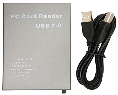 Lector de Tarjetas de Almacenamiento Lector de Tarjetas PCMCIA USB2.0 Lector de Tarjetas de Memoria de 68 Pines Convertidor Adaptador USB2.0 Tarjeta de Memoria Flash Industrial de