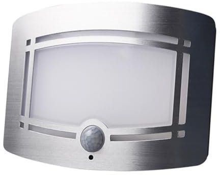 Hoement 2stücke Körperbewegung Induktionslampe Für Und Schrankbeleuchtung Warmweißes Nachtlicht Batterie Für Flur Schlafzimmer Und Garage