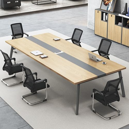 HOLGVE Kleiner Besprechungstisch for 4 Personen, 62,9 L X 31,4 B Im Konferenztisch, Rechteckiger Seminar- Und Schulungstisch, for Büro-Executive-Computertisch
