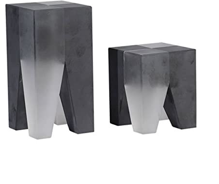 DTACBNEUZ Creative Book Files Geometric Bookends Living Room Decorative Bookends Modern Creative Crystal Patchwork Bookends Study Wine Cooler Desktop Ornaments Bookends Office Creative Desktop Decor