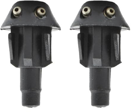 RAQXOLPB Windscreen Washer Jets Compatible With Peugeot 106 205 206 306 506 1 Pair Hood Water Liquid Jets Window Windshield Front Windscreen Wiper Washer Jet Nozzle Spray 643871