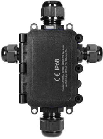 MIRATIC Boite de Derivation Etanche Exterieur IP68 Boite Encastrement HD 0,5-6,0mm² Boîte de Jonction de Câble Ø7-12 mm Résistant aux UV et aux Chocs IK09 (4 voies: 2xM20, 2xM16 - X)