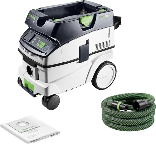 Festool Mobile dust Extractor CLEANTEC CTL 26 EI 110V | 26 L container, touch control, Bluetooth auto-start, 5 suction levels, T-LOC Systainer compatible