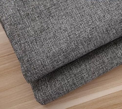 Tela para Tapizar Sillas 1 Stk Tela Decorativa para Sofá 200cm x 150cm Telas para Sofas Tela para Tapizar Sofas Adecuado para Cortinas de Sofá Fundas de Cojines y Manteles （Gris oscuro）