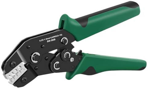 1 Unidad De Herramienta De Crimpado Manual SN-58B, Alicates De Crimpado De Trinquete For Cables, Crimpadora De Terminales JST XH2.54/2.54/2.8/4.8/6.3