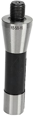 Arbre de mandrin R8-5/8-16, tige d’extension de conversion, adaptateur de gabarit pour tour et fraiseuse fileté avec filetage de 5/8 pouce pour les machines de perçage et de