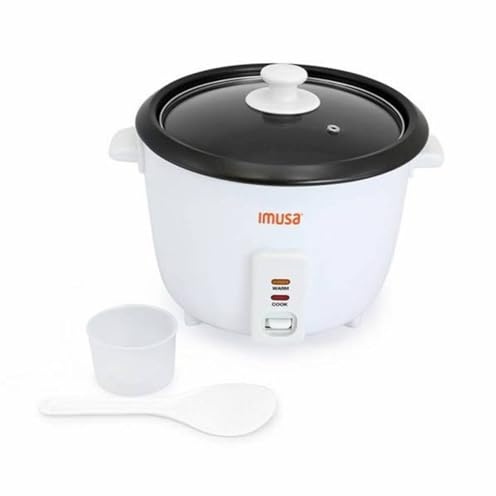Imusa Electric Nonstick Rice Cooker 8 - Cup White
