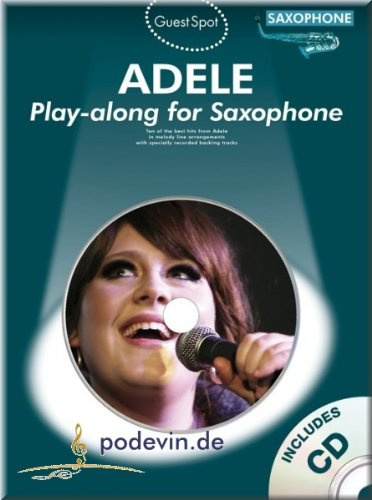 Adele - Play-along for Saxophone - Altsaxophon Noten [Musiknoten]