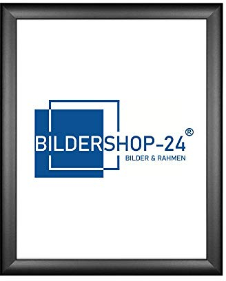Bildershop-24 Puzzlerahmen Bilderrahmen Valencia 38X98cm Schwarz (matt) für ca. 500-1000 Teile
