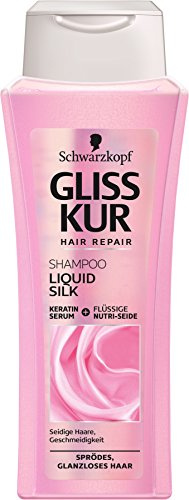 SCHWARZKOPF GLISS KUR Shampoo Liquid Silk, 3er Pack (3 x 250 ml)