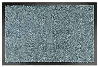 WohnDirect Fußmatte 70x120 cm Grau – XL Eingang, rutschfest, waschbar | Großes Format für großzügige Eingänge, Windfang & Foyer | rutschfest, wetterfest