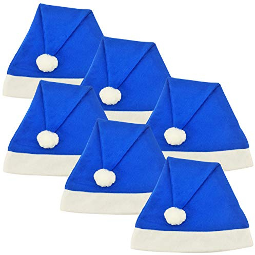 Ciffre Riesen Auswahl Weihnachtsmützen Nikolausmützen Rot Blau Schwarz Gelb Grün Nikolausmützen 6-12 - 24-48 er Set