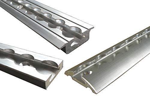 0,5 – 2,0 m binario Airline in alluminio ProFix® per il fissaggio del carico di camion, auto (1,5 m angolare).