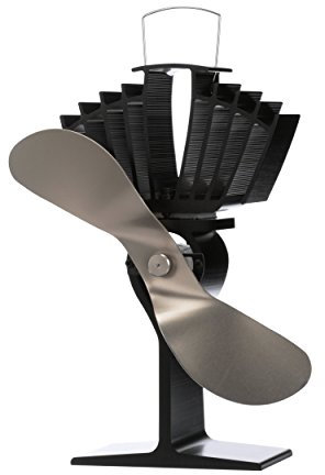 Ecofan 812EUKBX Ventola per Stufa a Legna alimentata a Calore, in Nichel, multilingue