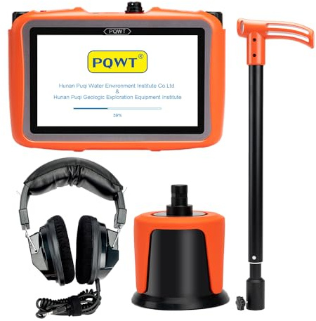 Detector de Fugas de Agua 16.4ft para Tuberías Externas – PQWT L2000 | 1 Sensor, 1-10000 Hz, 15 Horas, 2 Modos de Posicionamiento