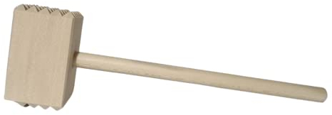 OFERTA MAZA PICAR CARNE DE MADERA 32CM. Envío gratis. Artesanos de España.