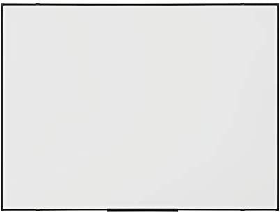 BoardsPlus Economy Magnetic Whiteboardtavla, Torr tavla Med Ram Svart, 120 x 90 cm