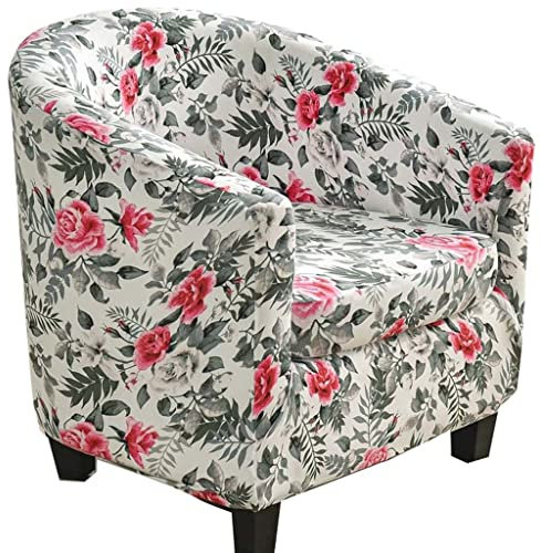 Sesselhusse Sesselbezug 2-teiliger Sesselschoner Sesselüberwurf Jacquard Elastisch Stretch Sofahusse Husse für Clubsessel Loungesessel Cocktailsessel mit Kissenbezug für Tullsta (Color : #20)