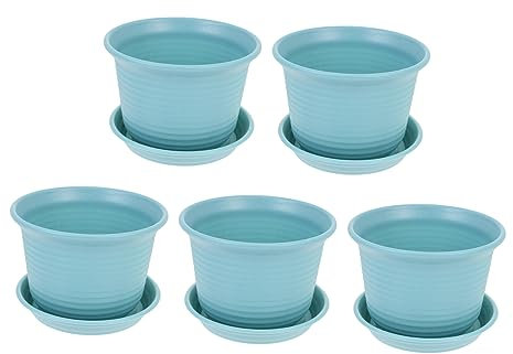 Toddmomy Töpfe Für Pflanzen 5st Blumentopf Zimmerpflanzen Einfach Bonsaischale Plastik Zimmerpflanzentöpfe