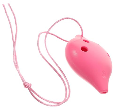 OFFSCH Ocarina para Práctica Musical Portátil de Plástico 6 Agujeros, Ligera y Fácil de Aprender Color Aleatorio Adecuado para Amantes Música Principiantes