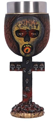 Nemesis Now Slayer Seasons in The Abyss Goblet 20.5cm, Resin, Officially Licensed Slayer Band Merch, Slayer Goblet, Metal Band, Stainless Steel Insert, Cast in The Finest Resin, Expertly Hand-Painted