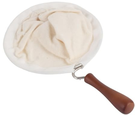 Filtro de Tela para café, Tela de Franela Lavable, Filtro de Goteo Reutilizable para Verter sobre café con Mango de Madera para Uso en el Hogar y la Oficina (Largo 180x78cm)