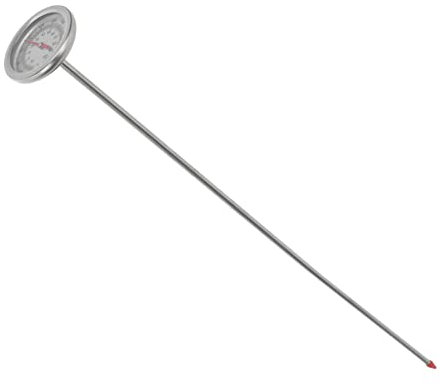 BCOATH Thermomètre De Jardin Acier Inoxydable Avec Prolongée Thermomètre Professionnel Pour Compost Et Sol Mesure Précise De Outil Pratique Pour Extérieur Et Intérieur