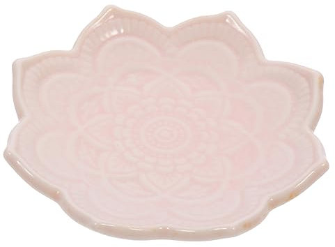 VILLFUL Plateau à Bijoux Céramique Plateau à Bagues Assiette Décorative De Rangement