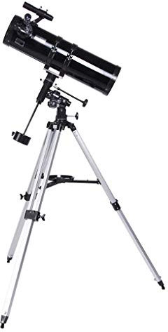 Télescope astronomique à réflexion de 150 mm pour professionnels et débutants, réflecteur spatial pour adultes, monoscope pour enfants, lunette d'observation avec oculaires, miroir Barov, noir