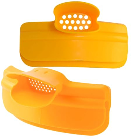 MAGICLULU 2pezzi Colino Per Pasta Da Pentola Clip Imbuto Per Versare Zuppa Antigoccia Scolapasta in Silicone Resistente Al Calore Compatibile Della Pentola Gadget Da Cucina Per Imbuto