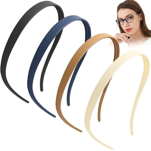 4 Piece Women's Headband, Zigzag Headbands, Curly Hair Band, Hairband, Women's Make-Up Hairband, Sports Hair Band, Headband for Glasses Users