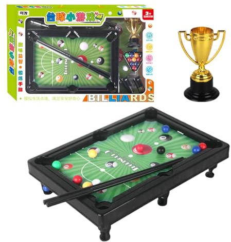 Table de billard de table, table de billard pour enfants, table de billard miniature vue print, petite table de billard et jeu de billard, jeux de billard