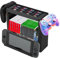 Soporte de Almacenamiento para Nintendo Switch 2/Switch OLED, Organizador Multifuncional con Espacio para 12 Cartas de Juego + 15 Estuches, Compatible con Joy-con, Mando Pro y Base TV