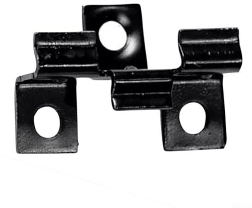 Lot de 100 clips de fixation de terrasse composites en acier inoxydable pour applications durables (7 mm/9 mm) (9 mm)
