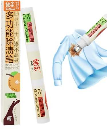 Hyleara Fleckenentferner Kleidung, Doppelhaariger Fleckenstift 10 ml, Stain Remover Pen, Fleckenteufel, Fleckenentferner Stift, Fleckenstift für Unterwegs, Verschiedene Flecken, Kleidungsreinigung