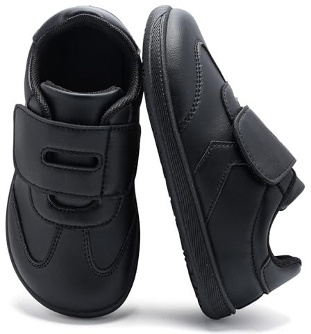 Mioceko Barefoot Niños Niña Zapatillas Respetuosas Anchos Calzado Descalzo CóModo Zapatos Deportivas Bebe Antideslizantes Sneakers Casual Exterior Negro 28 EU