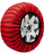 ISSE - Cadenas Coche Nieve Homologación EN 16662-1 y alta seguridad T-58 - Cadenas Nieve Téxtiles Fáciles de Instalar - Cadenas Nieve Coche Antideslizantes y Resistentes - Kit de 2 Cadenas + guantes