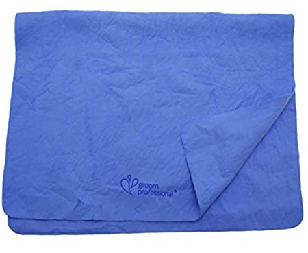 GROOM PROFESSIONAL Magic - Asciugamano sintetico per cani, in microfibra, per asciugare, super assorbente, per asciugare rapidamente l'acqua, asciugamano da bagno per cani, aiuta a ridurre i tempi di