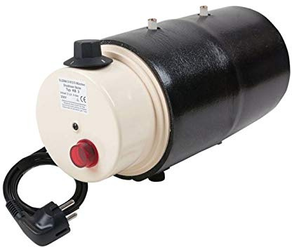 Elgena Camping Boiler 230Volt 660W 3 Liter KB3 miniküche Heisswasser 85°C Warmwasser Heizboiler Heizstab Camping Freizeit Outdoor Bulliküche Bulli Dusche Camper (ad-ideen)