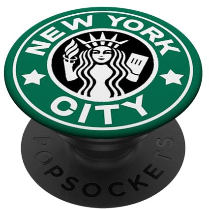 New York City Trip Souvenir Freiheitsstatue Big Apple PopSockets Klebender PopGrip