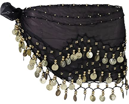 Belly Dance Outfit Bauchtanzkostüm Dance Costume Coin Skirt Bauchtanz Hüfte Bauchtanz Gürtel Rock Bauchtanz Hüfte Schal Chiffon Baumelnd Belly Dancing Pirate Belt Münzrock Bauchrock