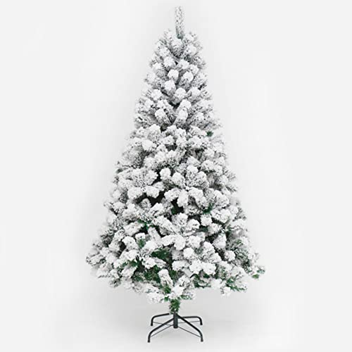Weihnachtsbaum künstlich beschneit 180cm, Edeltanne Ständer künstlicher Tannenbaum Tanne Weihnachten (beschneit, 180cm)