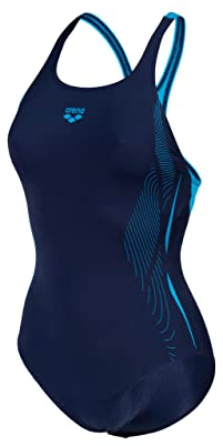 ARENA Performance Damen Graphic Bustier Badeanzug