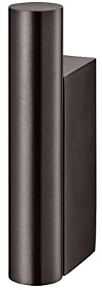 blomus Wandhaken -MODO- | Edelstahl titanbeschichtet | Burned Metal | H 1 cm x B 2 cm x T 6 cm