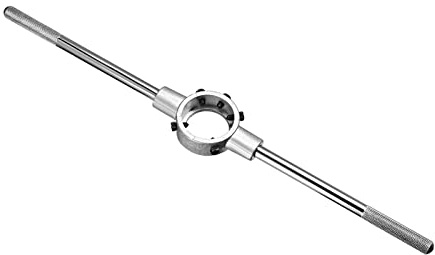 CoCud 1Stk Schraubenschlüssel Passt M18-M22 / 34mm-45mm (AD) Rund Matrizen Nickel Beschichtet Einstellbar Matrize Handgriff Halter - (Anwendung: für Machine Gewinde Reparatur)