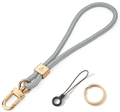 SENLLY Porte-clé Lanière de Poignet, Original Minimaliste Design Dragonne Cordon pour Clés